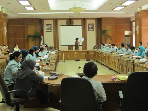 贸易部培训班首堂汉语导入课现场