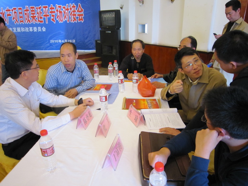 企业代表与荣耀体育（中国）教授现场交流